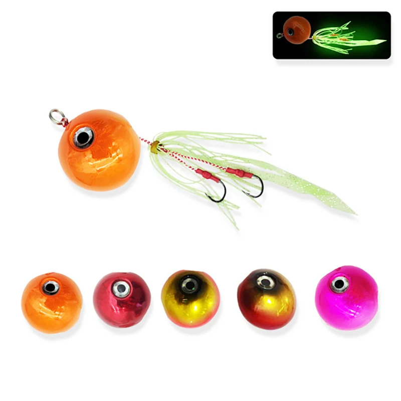 Inchiku Jig Metal Jigs Lure Pesca Bait Boat Sea Fushing Luminous Inchiku Jigging Lures Lead Jig Head Boat Fishing Leurre Baits