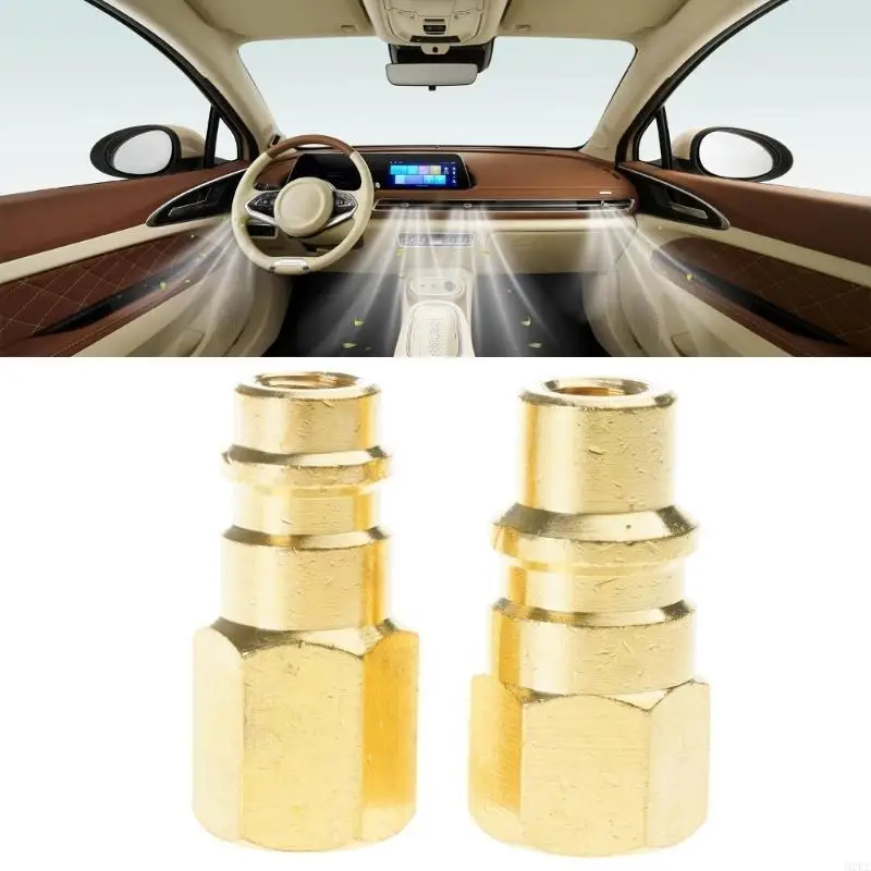 2pcs High Performances Car Air Conditioning Adapter For R1234yf Refrigerants Thread Air Conditioner System