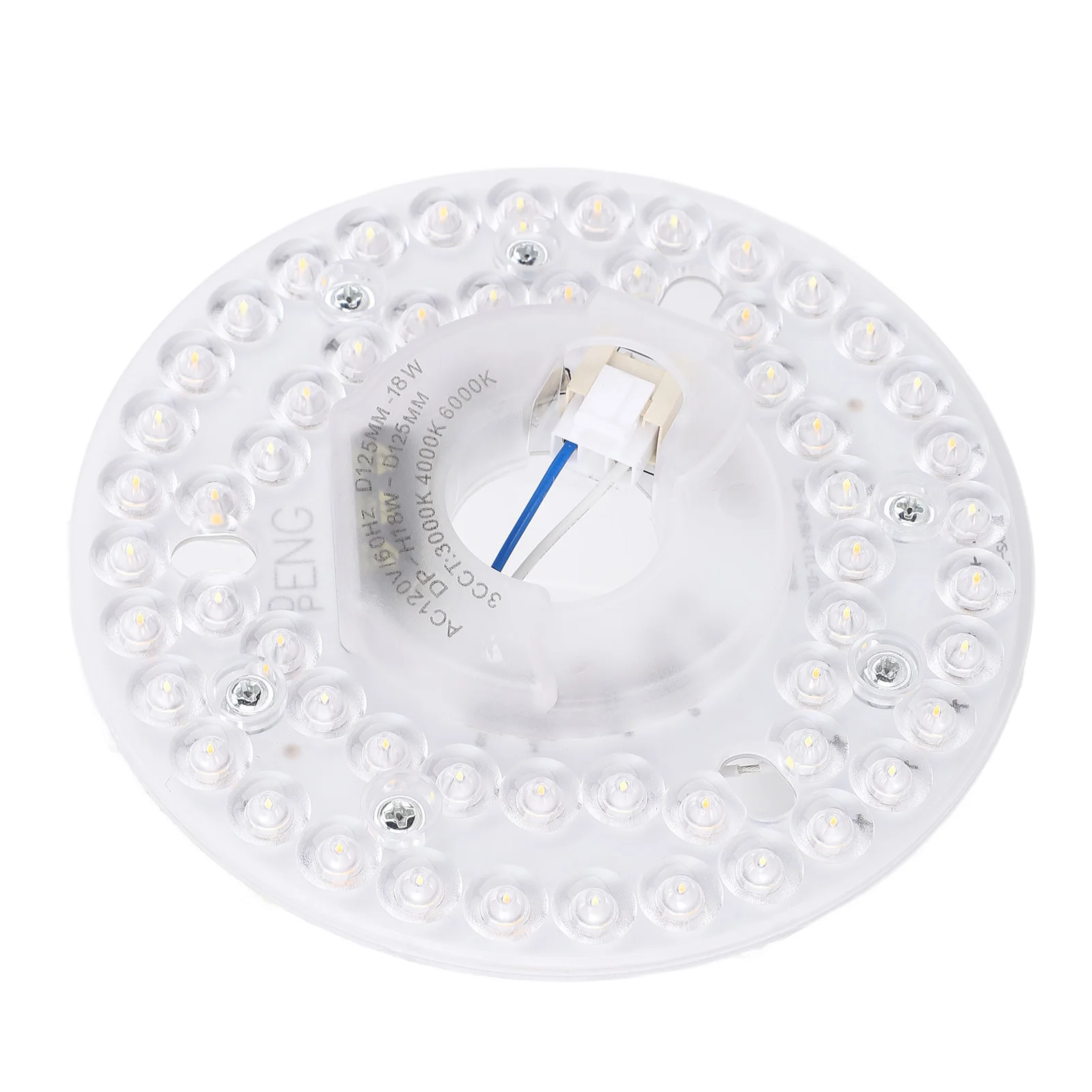 4.92inch 18W Magnetic LED Wick Replacement Part Ceiling Fan Light Retrofit Kit 3 Color Dimmable Round Magnetic Attachment Design - view 2