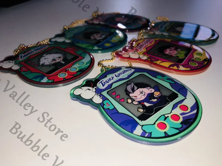 أنيمي دانغانرونا كوكيشي أوما ناجيتو كومايدا كايدي أكاماتسو كوسبلاي تاماغوتشي سلسلة مفاتيح مصنوعة من الأكريليك كارتون كيرينغ قلادة عيد الميلاد