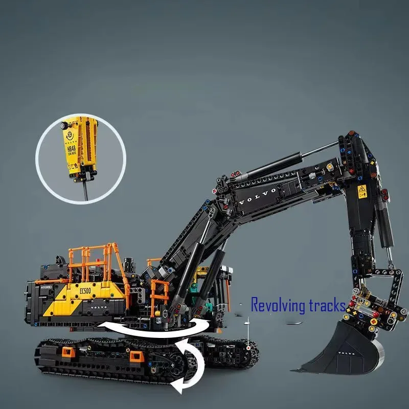 โมเดลตัวต่อบล็อกรถขุดวิศวกรรมเมืองขนาดใหญ่ 2359 ชิ้น ของเล่นประกอบยาก ของขวัญคริสต์มาสและวันเกิดสำหรับเด็ก