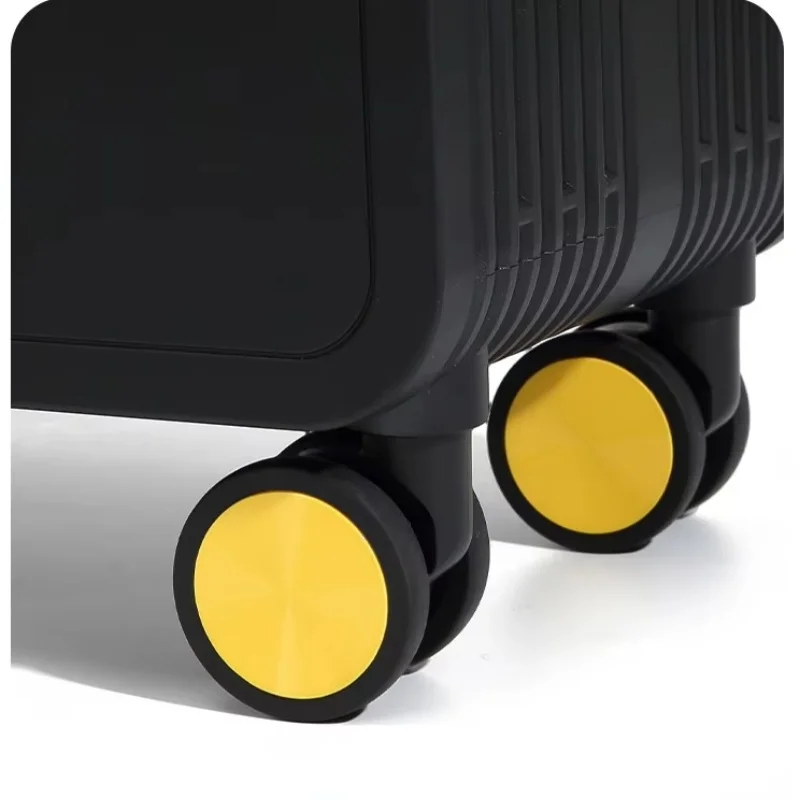حقيبة سفر بعجلات بمقود واسع وعالية الجودة ومتينة من مادة البولي كربونات مع 360 درجة ° قفل عجلة الدوارة TSA #3