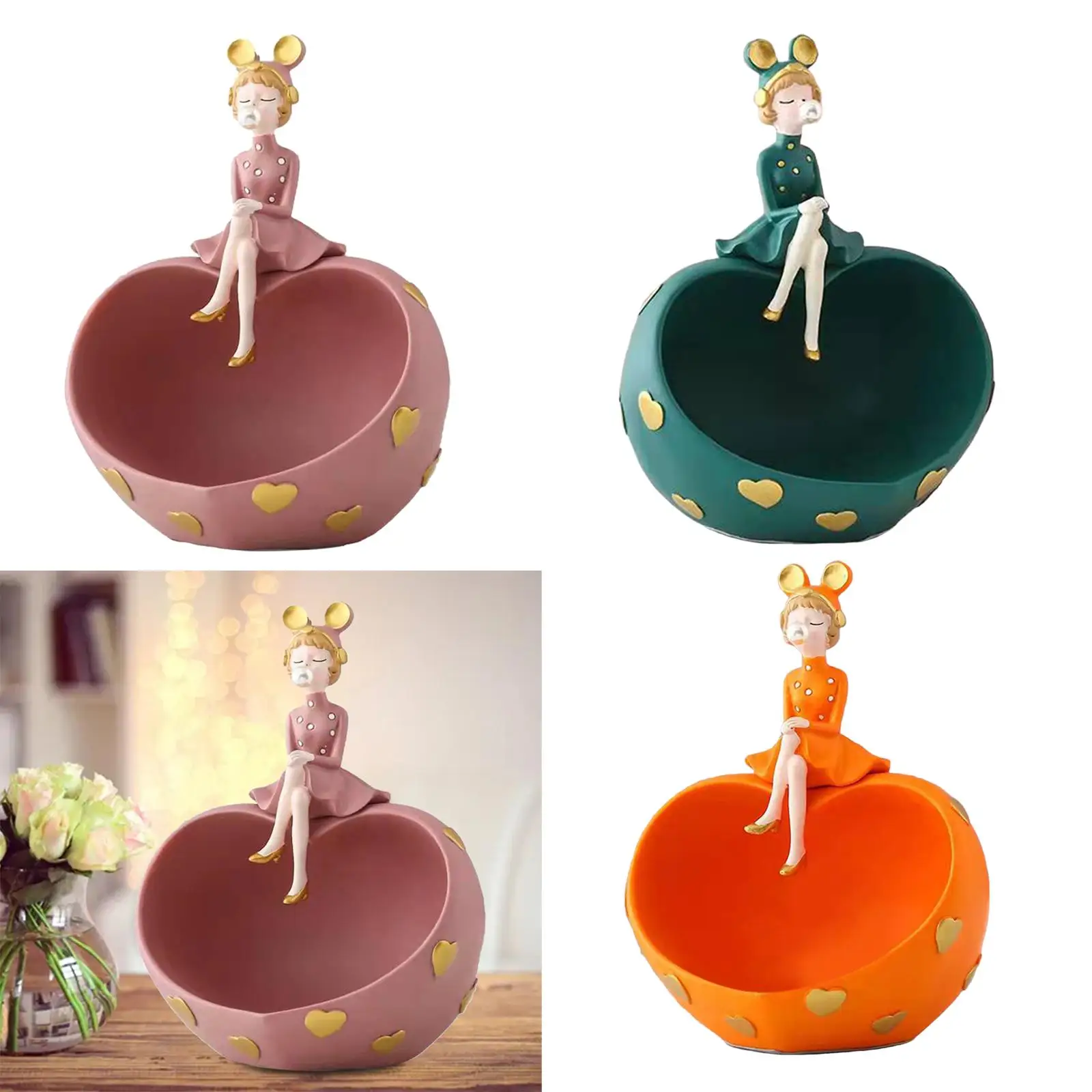 

Ящик для хранения, фигурка, скульптуры, ювелирные изделия, офис, гостиная, клуб, статуя из смолы