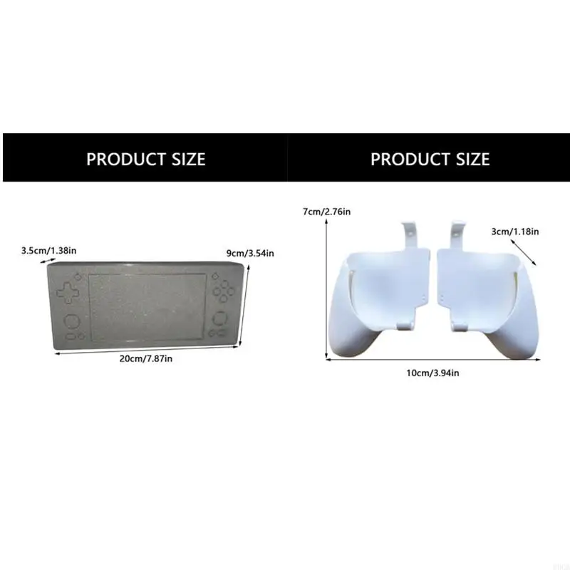 For Retroid Pocket 5 Game Console Grip Gamepad Holding Handle/Storage Box