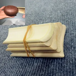5 pcs/set Teapot Making Tools/Thickened Bamboo Grating/Hand-made DIY Teapot Pottery Clay Pulling Billet Shape Sculpture  Tools