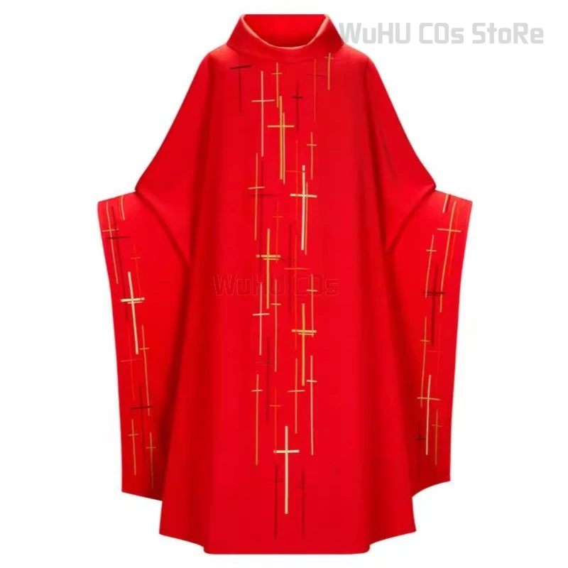 Средневековый костюм для косплея папа мёртый накидка среднего возраста черная накидка полный комплект молитвенные халаты церковная искусственная шаль