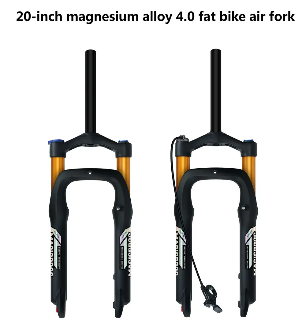 MAGICBROS Elektrofahrradgabel Luftfederung 20 26 Zoll 4,0 Gabel Aluminiumlegierung Snow Bike E-Bike 9 * 135 mm Fat Bike Luftgabel – Detail 12