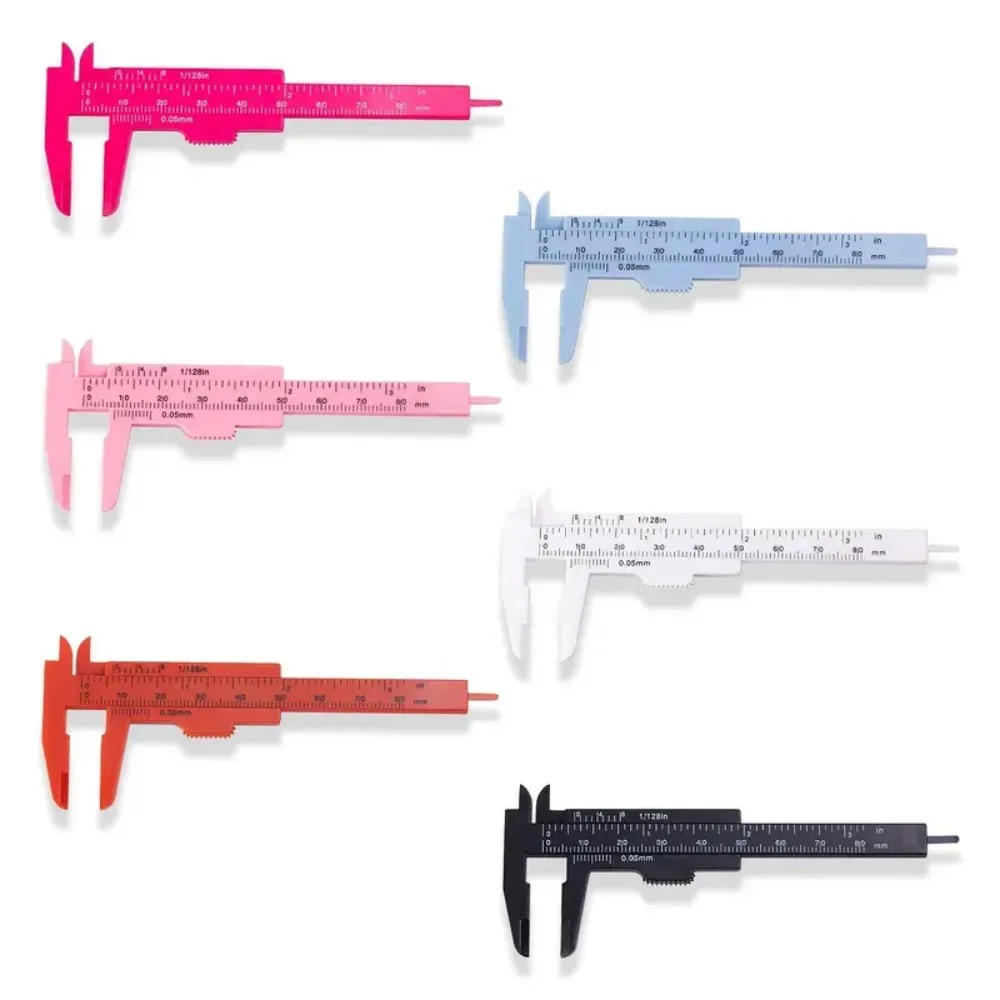 1pcs Piercing Jewelry Measuring Tool Acrylic Calipers Body Gauge ID OD Length Belly Button Ring Nose Ring Stud Tongue Ear Tunnel