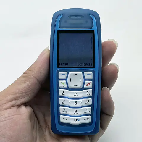 Original 3100 Cellphone 2G GSM 900/1800/1900 Mobile Cell Phone Unlocked Made in Finland On 2003 Year. English Keyboard Only.
