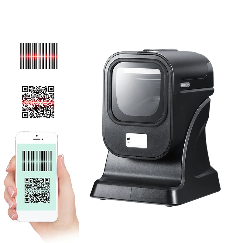 

2D 1D Desktop Scanner Platform with USB/RS232 Interface for Supermarket and Pharmacy Point of Sale and Medical Barcode Scanning