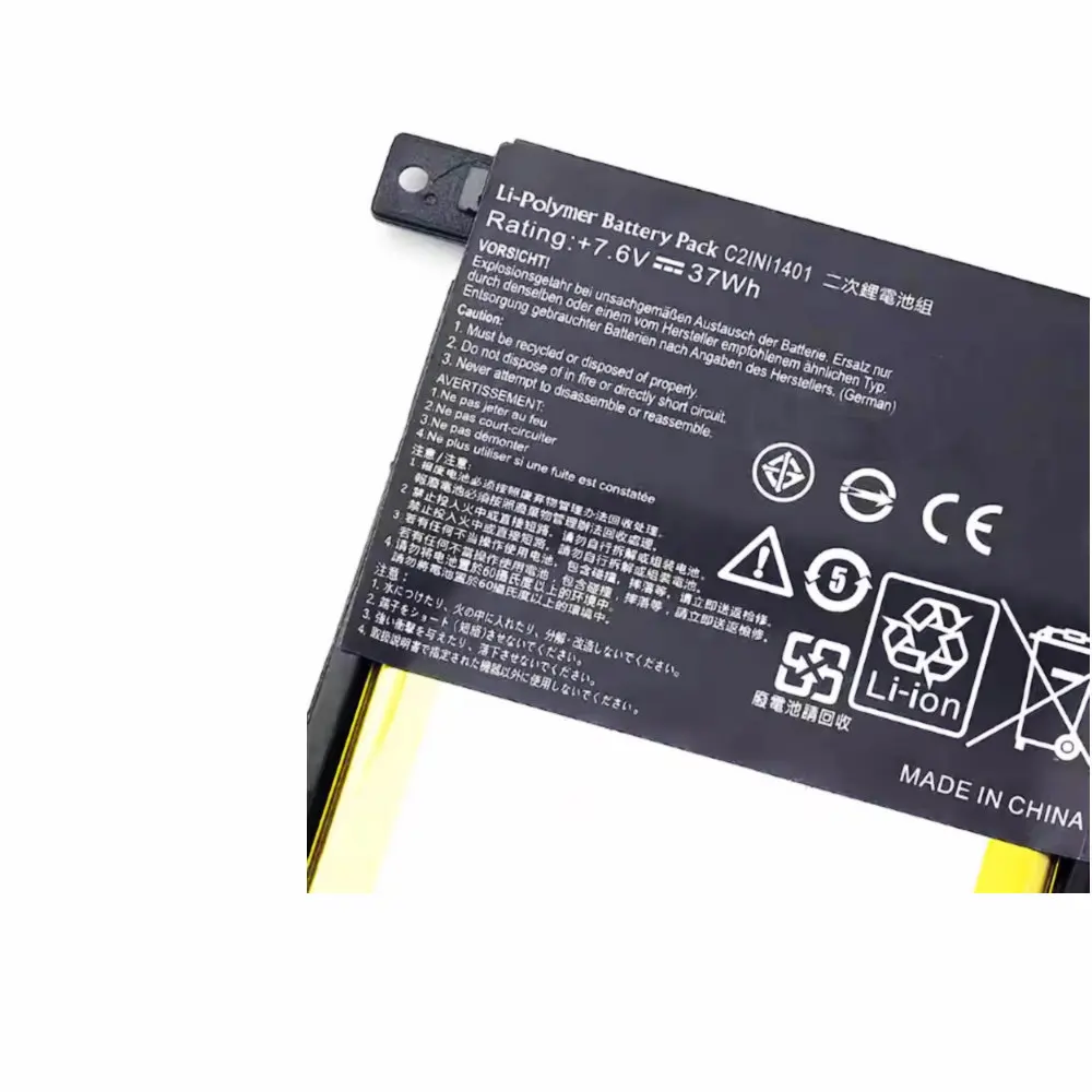 New 7.6V 37WH C21N1401 Laptop Battery For Asus X455L X455LA X455LD X455LF X455LN F455L F455LD R455LD Y483L Y483LD K455L W419L