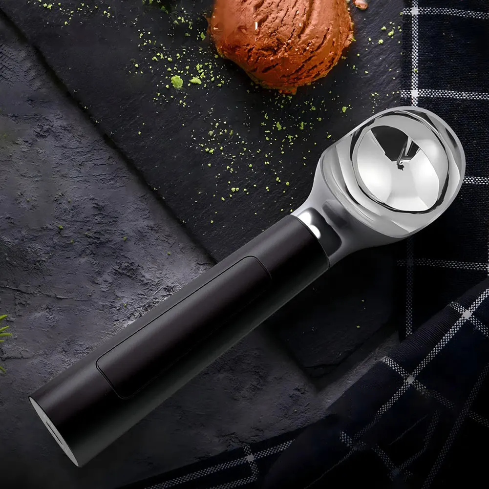 

Ложка для мороженого с подогревом и светодиодным дисплеем, электрическая лопатка для мороженого, электрическая ложка для мороженого для твердого мороженого