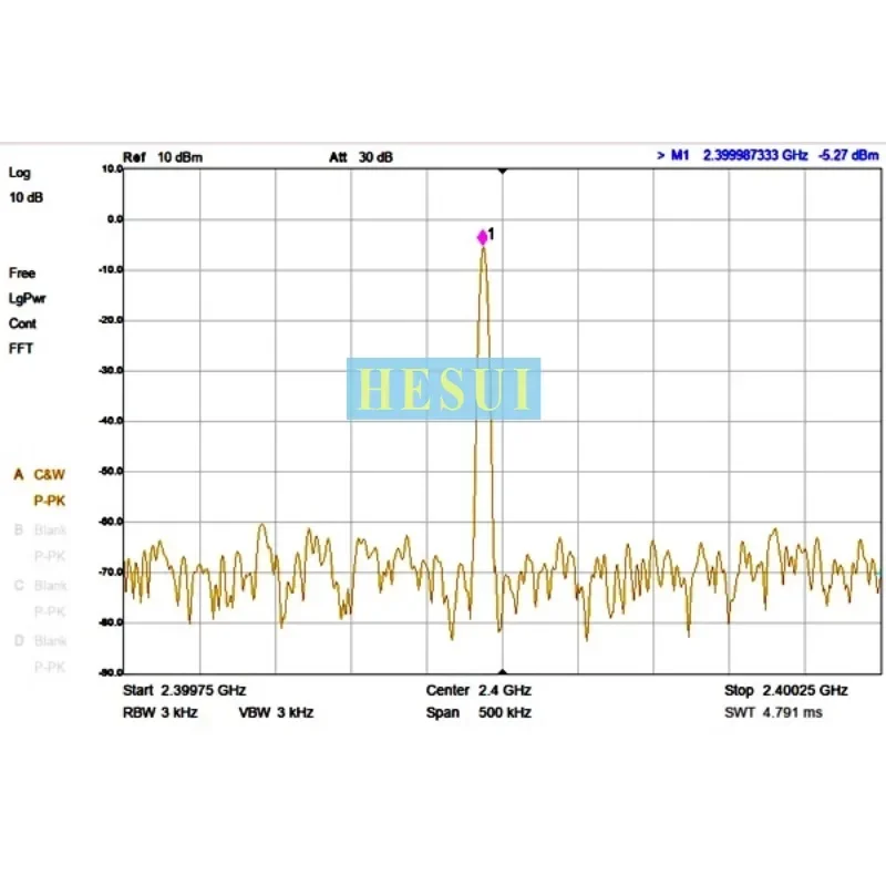 Picture 5: 2.4GHz active crystal oscillator, 2400MHz high precision fixed frequency signal source, standard signal generator Module