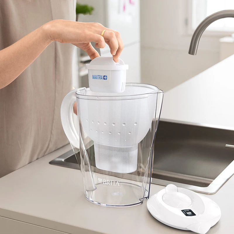 Brita 6 قطع لخرطوشة مرشحات المياه Brita Maxtra، غلاية تنقية، فلتر مياه الكربون المنشط للغلايات وأجهزة تنقية المياه