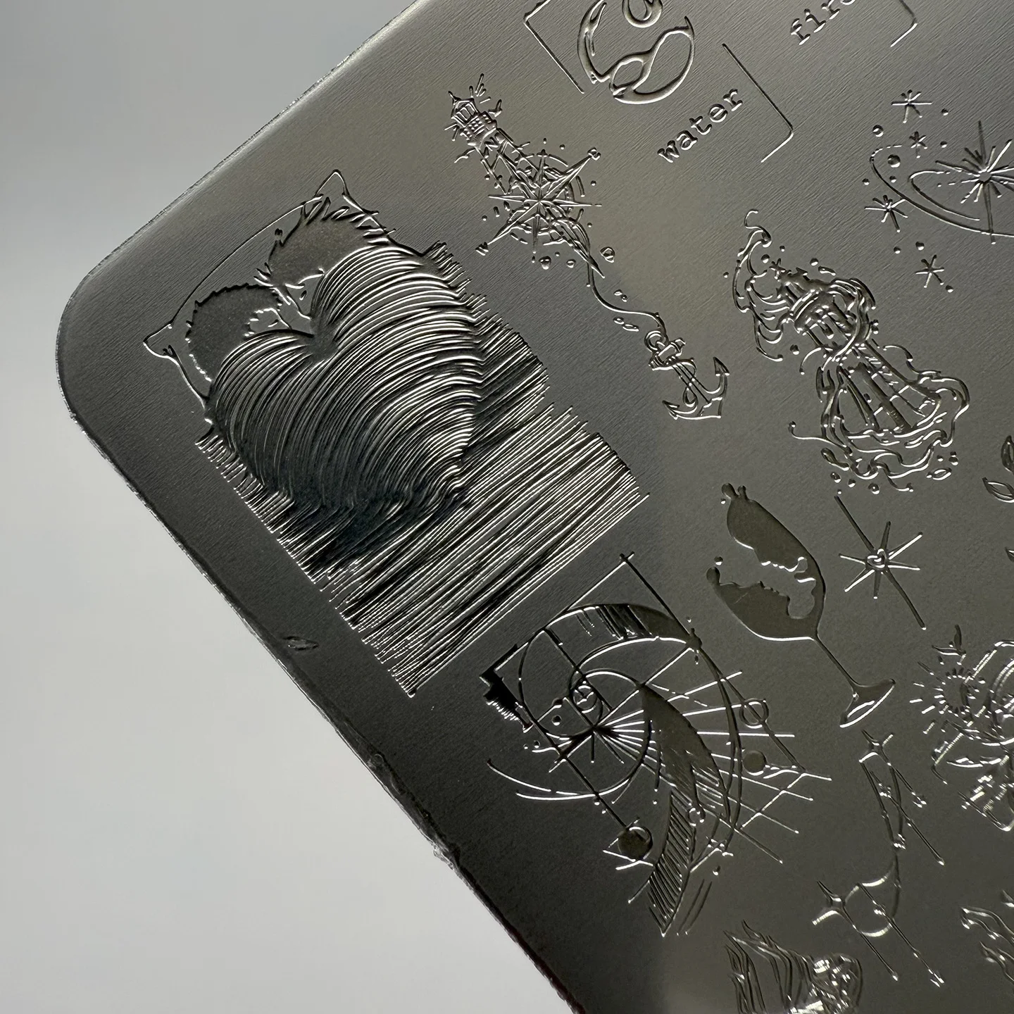 NAIL ART STAMPING PLATES AIRCRAFT TEMPLATES DRAGON IMAGEPLATE