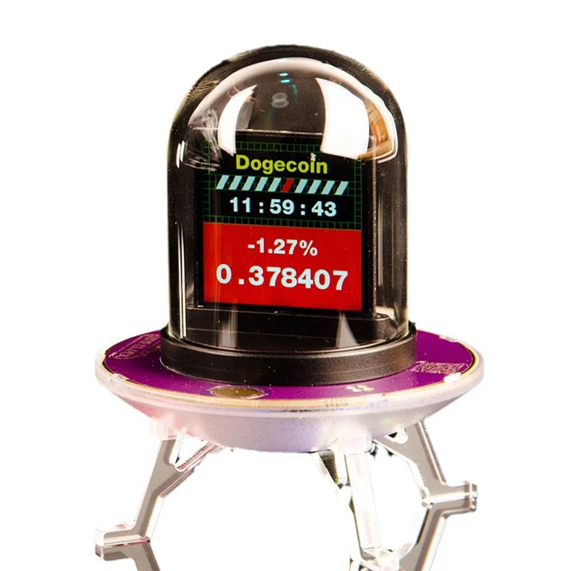 

A33T-Bitcoin RGB Nixie Tube Clock Smart WIFI Сетевой светодиодный светоизлучающий цветной экран DIY Аналоговый цифровой трубчатый ночник