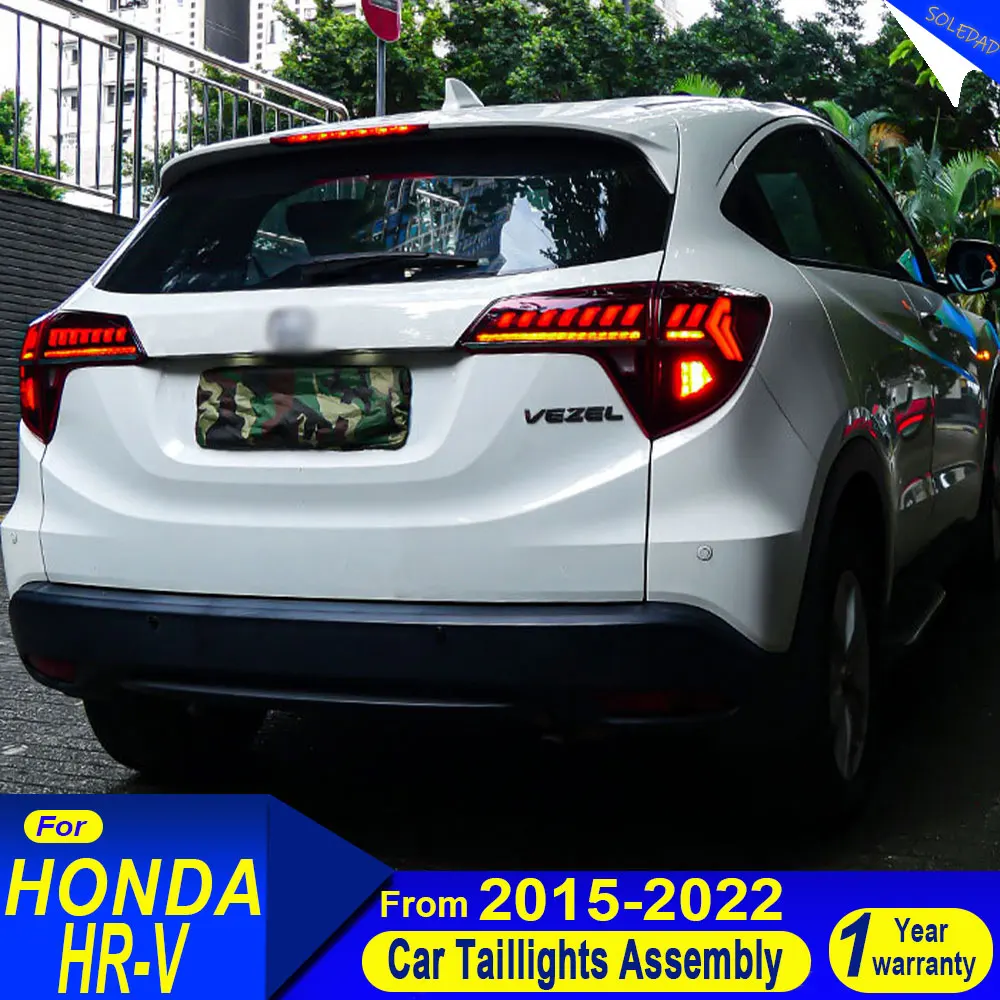 

Car Tail Lamp for Honda Vezel HRV LED Tail Light 2015-2021 HR-V Rear Fog Brake Turn Signal Automotive Accessories