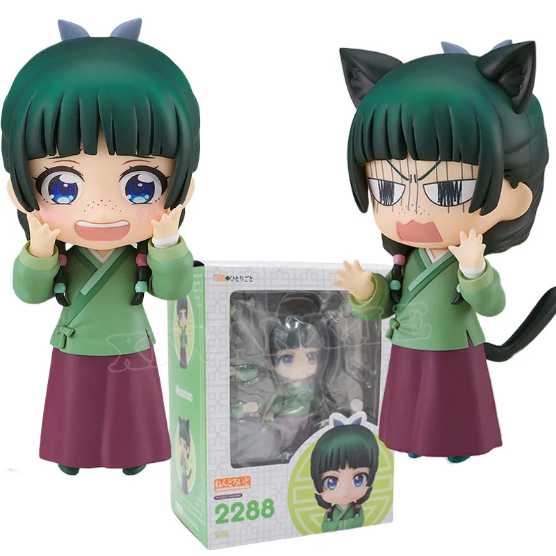 Anime maomao figura vestido vermelho maomao figuras de ação pvc bonito