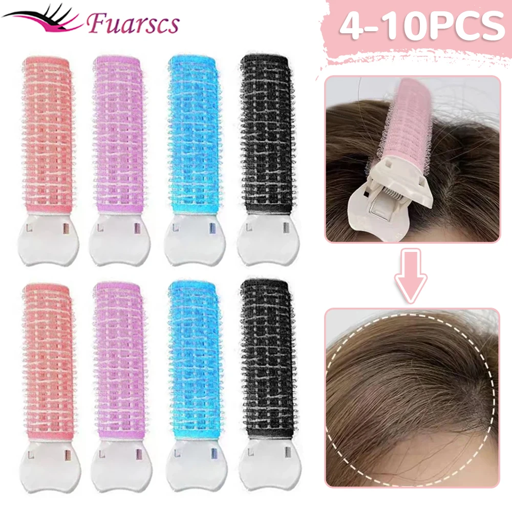 

Natural Fluffy Hair Clip Hair Curlers Set Sleeping Overnight Reusable Hair Root Fluffy Clip Women Girls Portable Styling Tools