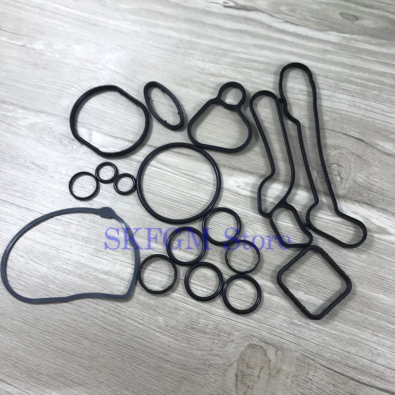 .Cooling System Oil Cooler Gasket Seals,For  Chevrolet Aveo Cruze Orlando Sonic Opel Astra Zafira Signum Vectra Black 55354072