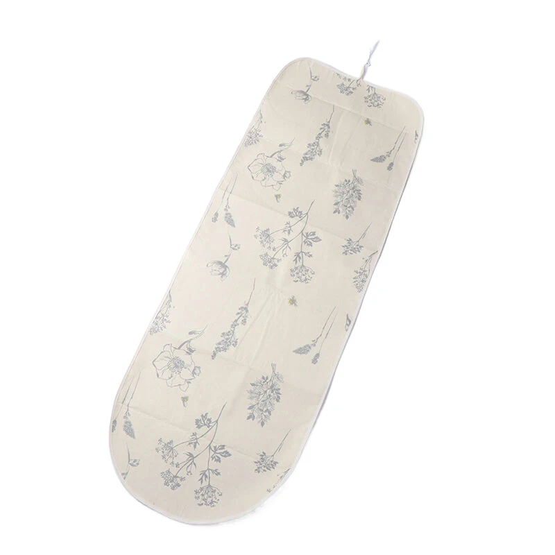 Printed Ironing Board Cover Heat Insulation Drawstring Tightening With Padding Cloth Large Canvas Ironing Board Protector Cover