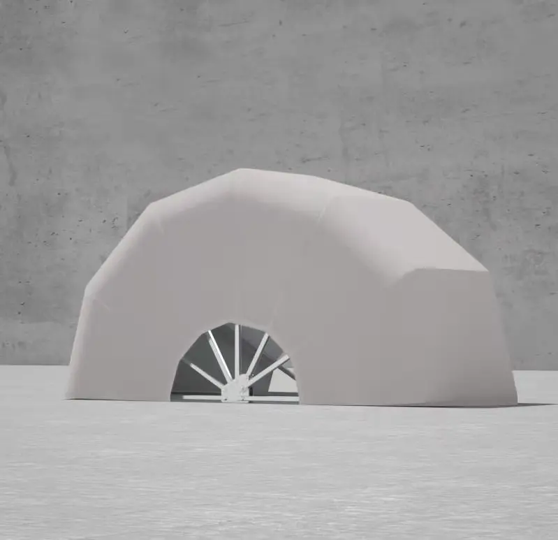 Semi-automatic push-pull motorcycle shed, rain and sun protection, outdoor movable canopy, foldable garage can be customized