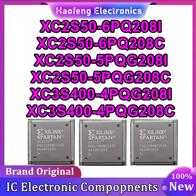 

XC2S50-6PQ208I XC2S50-6PQ208C XC2S50-5PQG208I XC2S50-5PQG208C XC3S400-4PQG208I XC3S400-4PQG208C Микросхема Новый оригинальный на складе