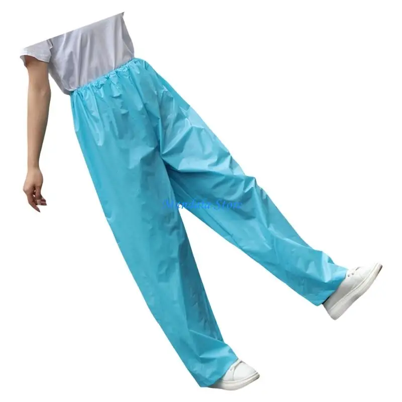 

U2JC Weatherproof Rain Pants Lightweight EVA Pants Travel Essential Rainwear