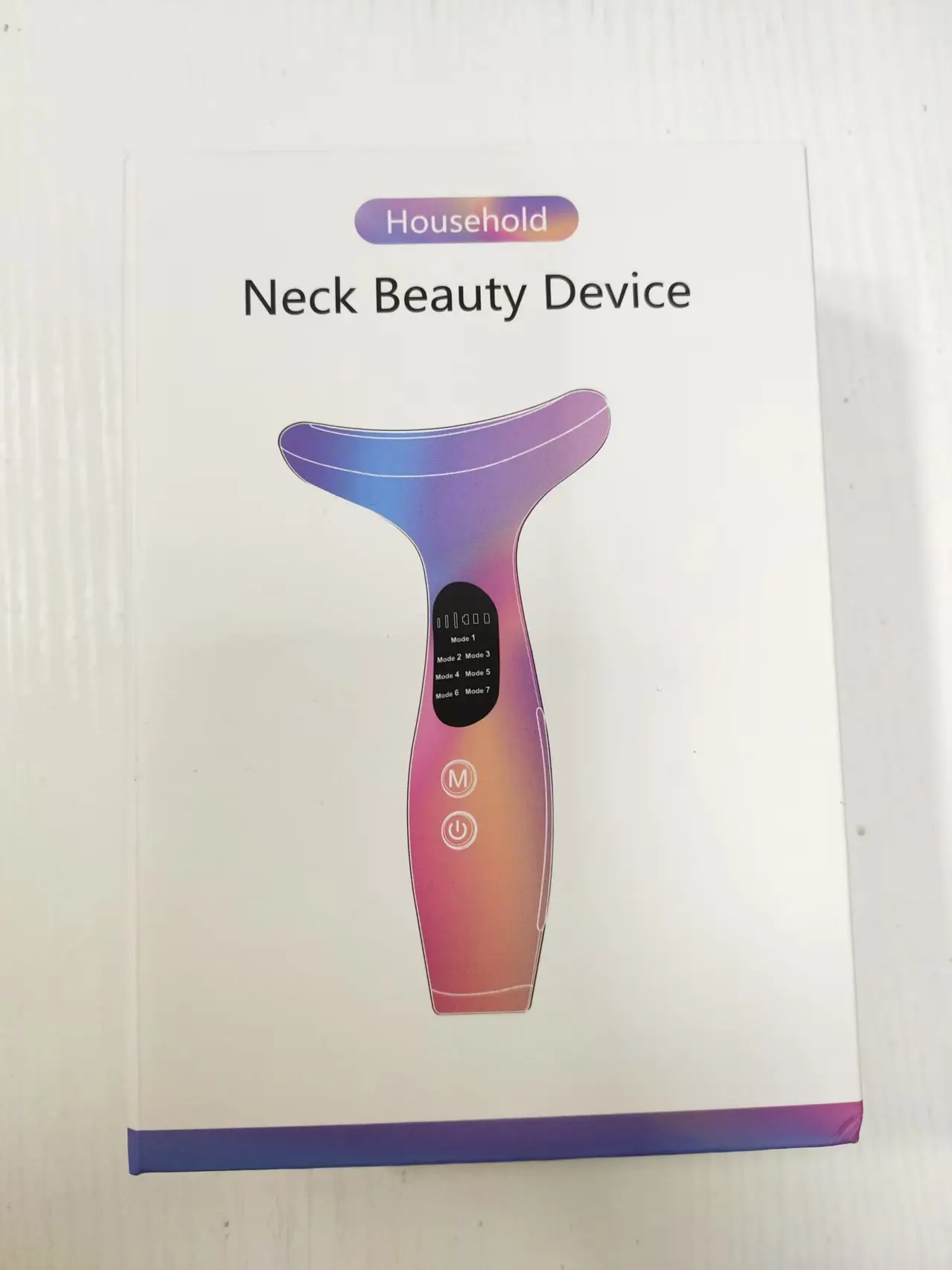 EMS Face Neck Beauty Instrument Anti Wrinkles Face Lifting Massager 7 Colors LED Light Skin Rejuvenation Home Use Beauty Devices