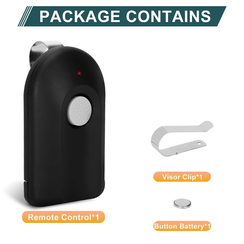 2Pcs For Intellicode Genie Overhead Garage Door Opener Remote, ACSCTG Type 1 GIT-1 390MHZ Universal