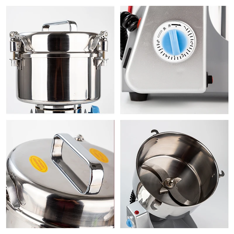 2500g Electric Grains Spices Hebals Cereals Coffee Dry Food Grinder Mill Grinding Machine Gristmill Flour Powder Crusher