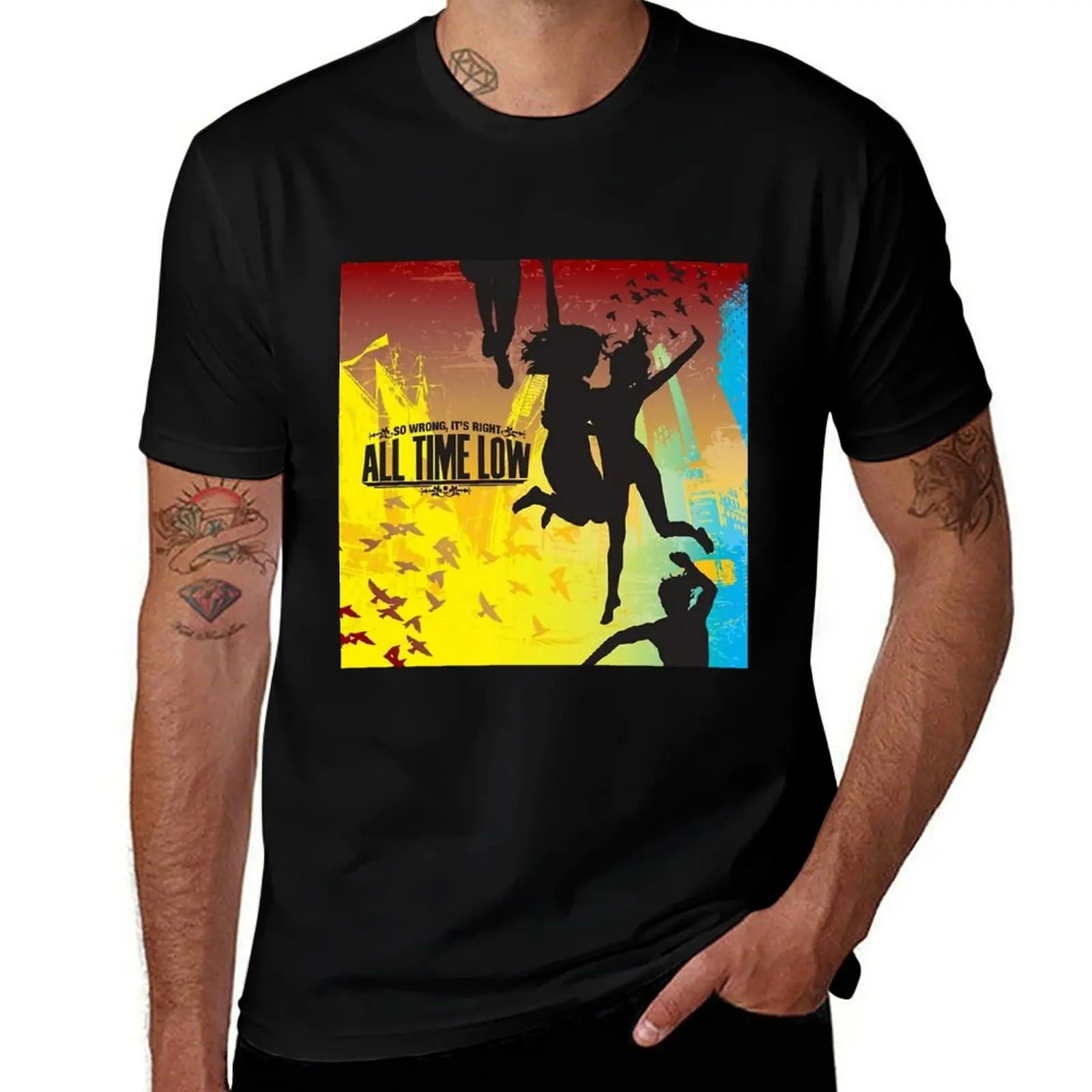 :All jump poster T-Shirt Stylish Graphic Short Sleeve Top