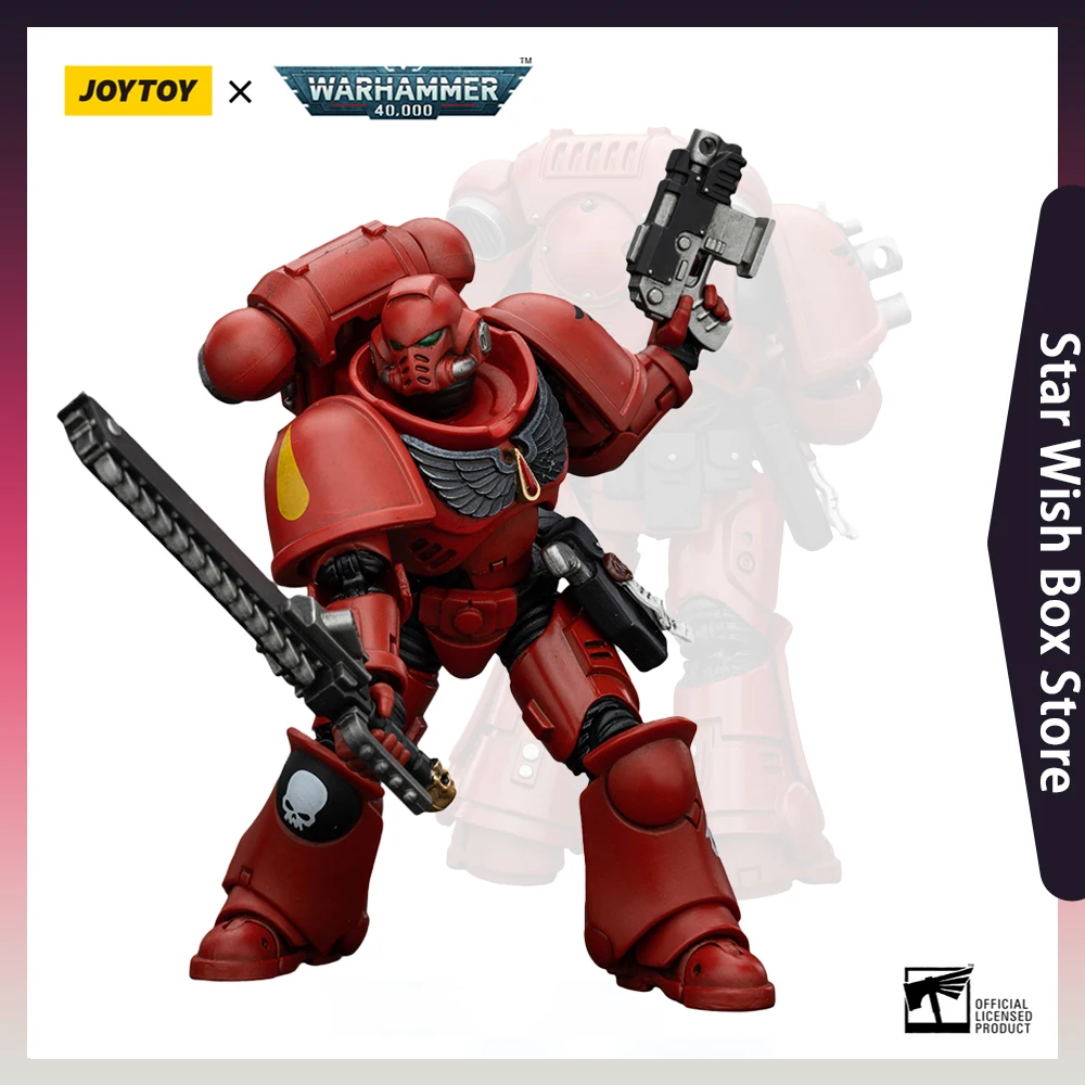 

JOYTOY Warhammer 40K 1/18 Blood Angels Intercessors Action Figure Collectible Model Articulated Anime Statue Desktop Decorat Toy
