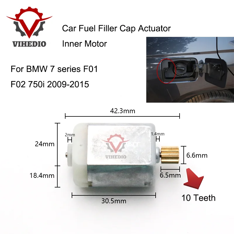 

For BMW 7 series F01 F02 750i 2009-2015 Fuel Filler Flap Open Lock Release Actuator Motor Tank Cap Door Repair Core Power Engine