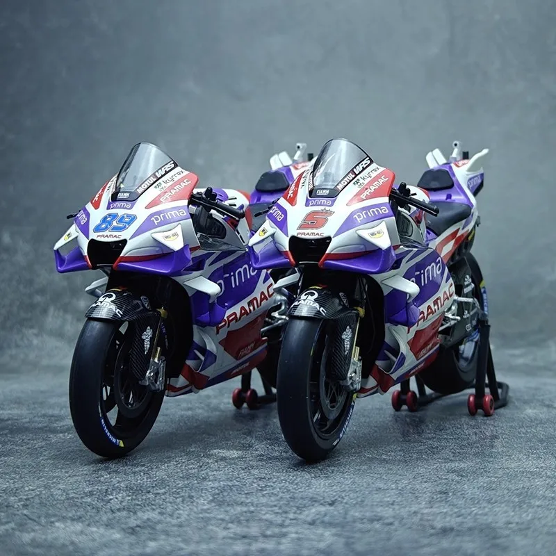 

KILO works 1/12 MotoGP Prima Pramac Racing Ducati GP23 GP24 Model Bike Car Gifts