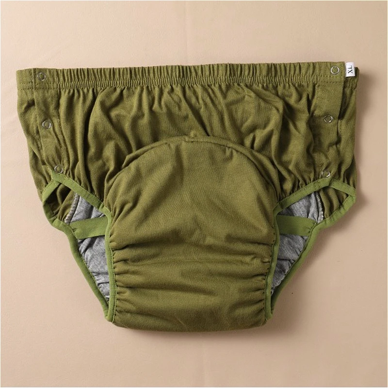 ملابس داخلية قابلة للإزالة مانعة للتسرب لكبار السن حفاضات البولية سلس البول للجنسين سراويل قابلة للغسل وقابلة لإعادة الاستخدام وظيفة سراويل داخلية قطنية #4