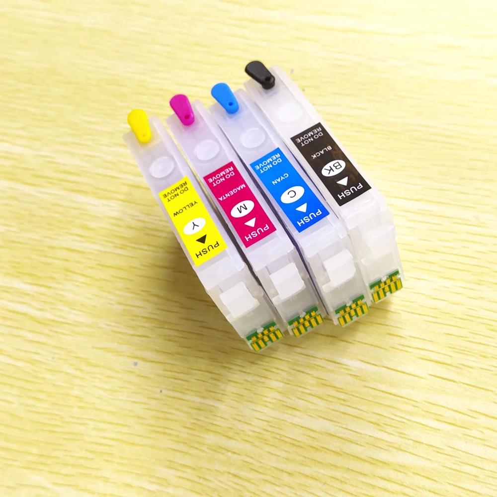 Cartucho de tinta t197 t196 com chip para impressoras epson workforce WF-2532 XP-101 XP-201 XP-204 XP-211 XP-214 XP-401 XP-411 XP211