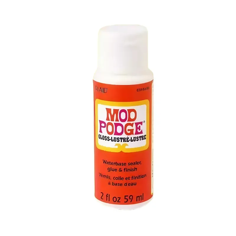 Mod Podge Gloss Sealer Glue Finish for Paper Wood Fabric Craft Quick Dry Non Toxic Clear Coating 2oz 4oz 8oz - Original Product