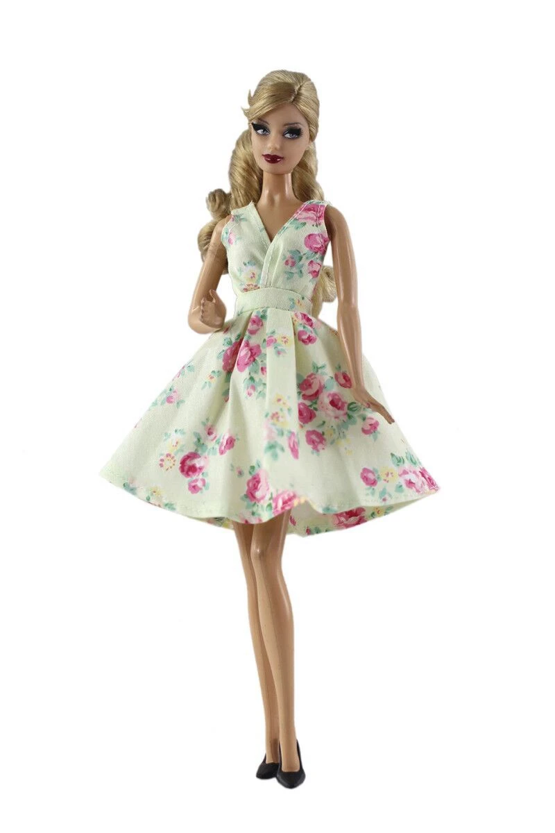 Robe de soirée classique pour poupées Barbie, vêtements purement manuels, accessoires de beurre, cadeaux pour filles, BJD, 1/6