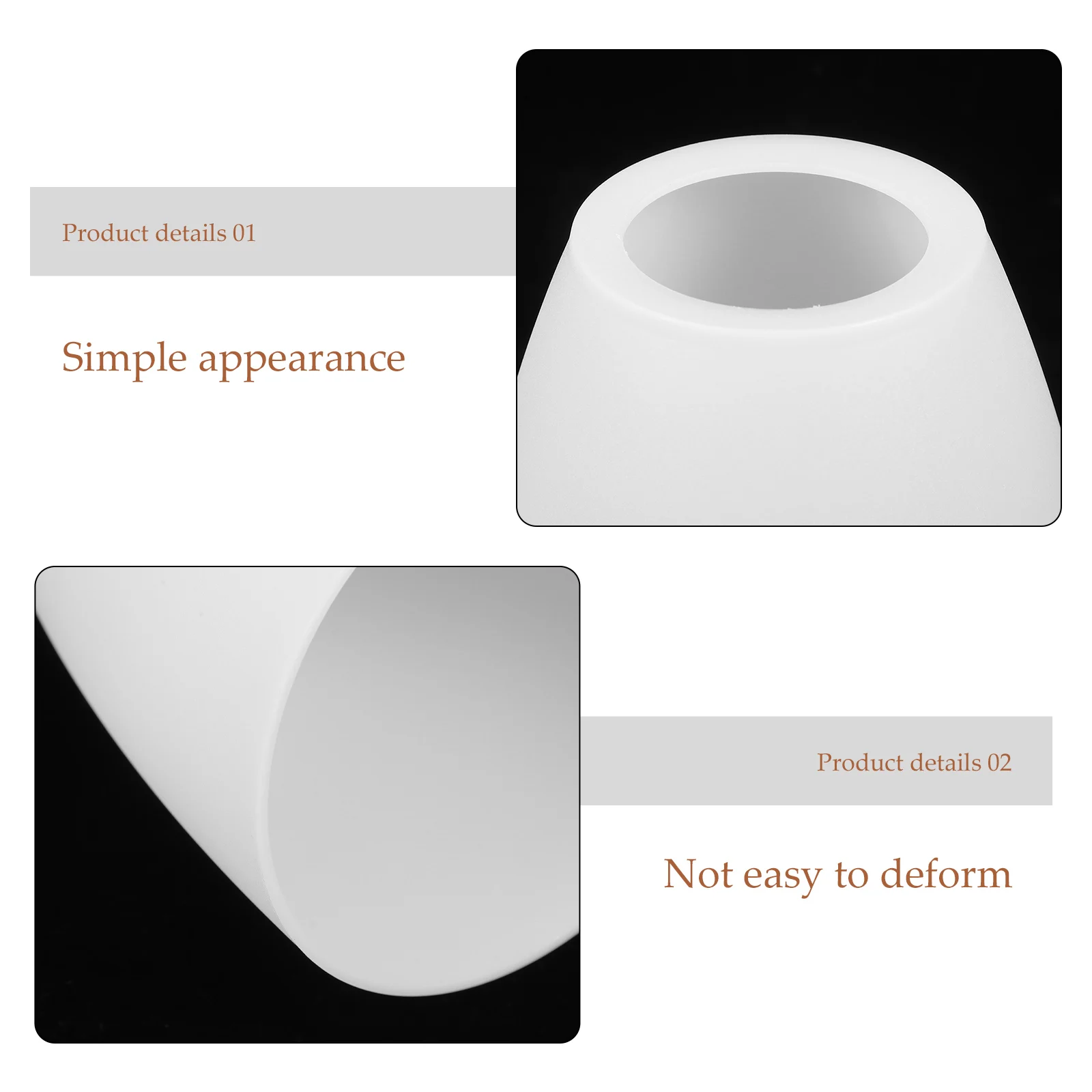 

4pcs Lampshade Table Lamp Cover White 32mm Hole Lighting Desk Night Camping Accessories Plastic Durability Easy Install
