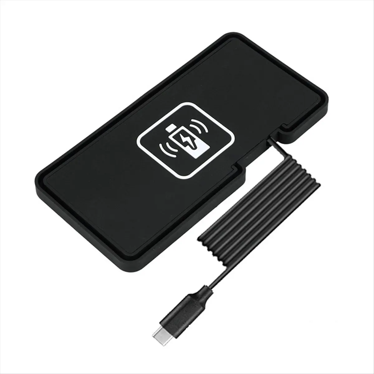 Compatible 15W Car Wireless Charger Mat Silicone Non-Slip Pad for 14 13 12 Pro Max Car Wireless Phone Chargers Fast Charging