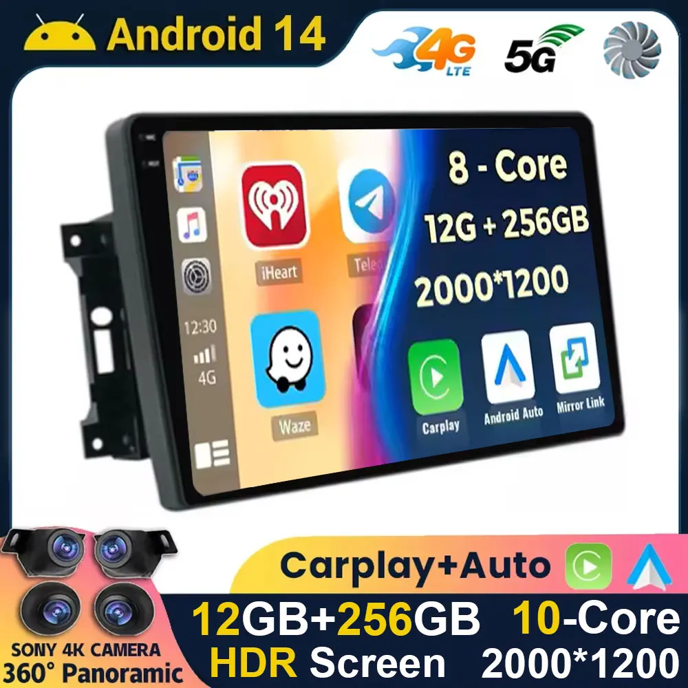 

Android 14 Auto Car Radio For Jeep Compass Grand Cherokee Wrangler Chrysler Sebring Town Country Dodge Charger Multimedia Player