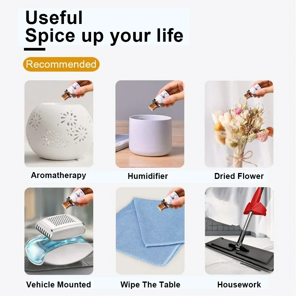 10ml aromaterapia essenziale 100% puro grado terapeutico olio solubile in acqua Aroma auto Yoga aromaterapia olio diffusore di aromi