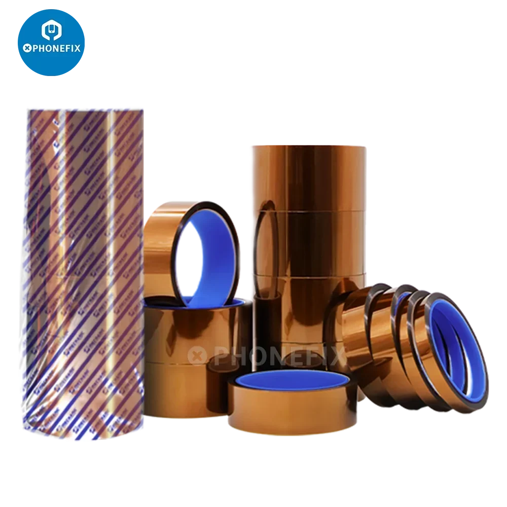 1/3/5PC BGA Tape Polyimide Heat Resistant Adhesive Tape Phone BGA Soldering Thermal Insulation Tape 3D Printing Board Protection
