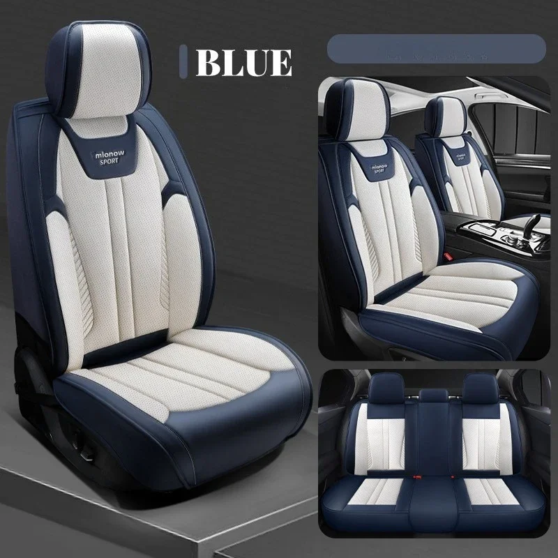 5 Seat PU Leather Car Seat Cover for Opel Astra Insignia Corsa PEUGEOT 206 207 208 308 2008 3008 Lexus ES RX CT Car Accessories