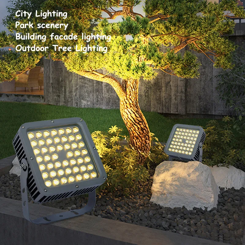 

Led Square Spotlight Outdoor Tree Light RGB Landscape Lighting Exterior Wall Floodlight Garden Decoration Outdoor 12w 18w 36w