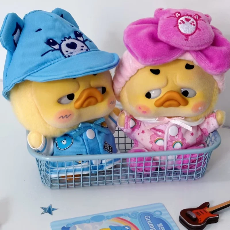 Original Care Bears X Upsetduck Be Rainbow Duck Series Blind Box Ciondolo Kawaii Scatola misteriosa Deco Anime Figure Doll Regalo di compleanno