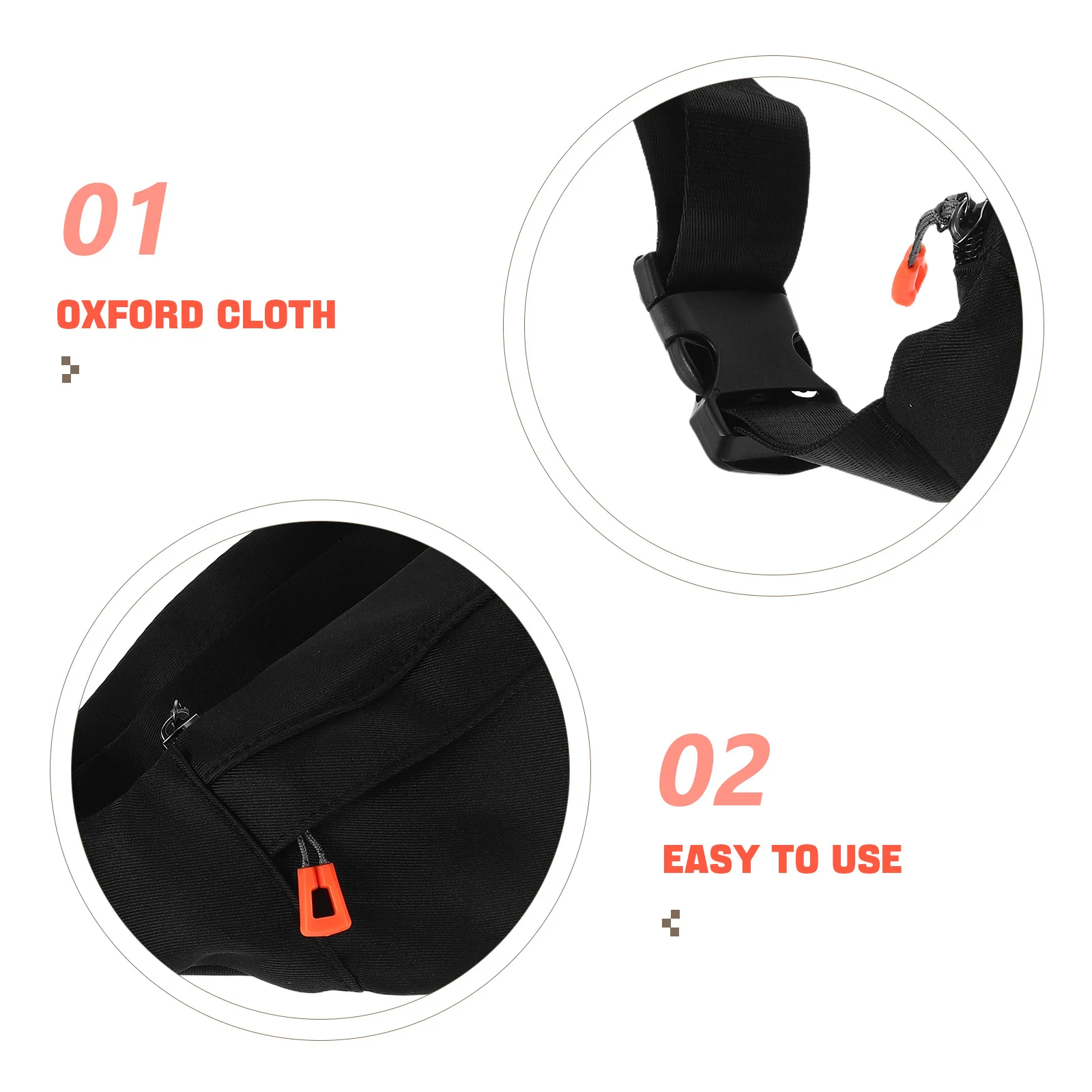 Slim Invisible Waterproof Fitness Waist Pack Multi-Storage Microphone Compatible for Running Cycling Gym Outdoors