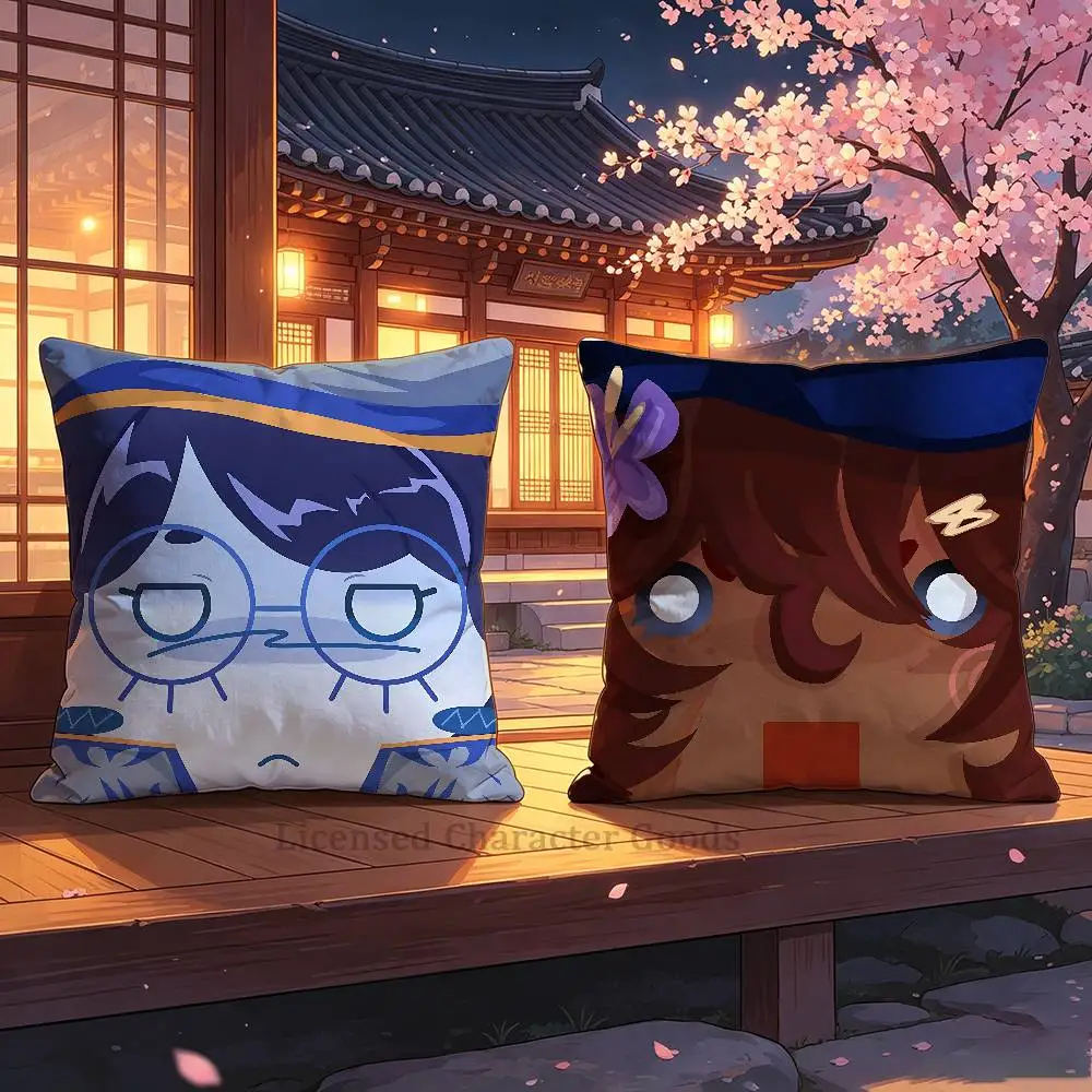 B-Block T-Tales Azuri Print Cushion Cover Aesthetic Bedroom Decor 30x30 65x65 40x40 45x45 50x50 cm