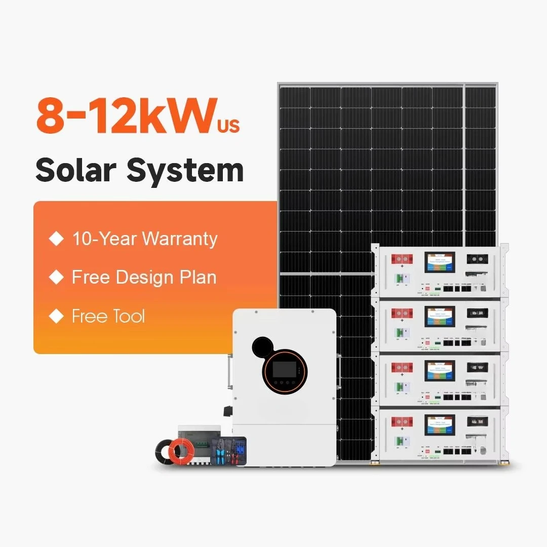 KEVOLT Hybrid Solar System 8kW 10kW OPV Solar Panel Set Home Energy System with Battery Solar System Kit